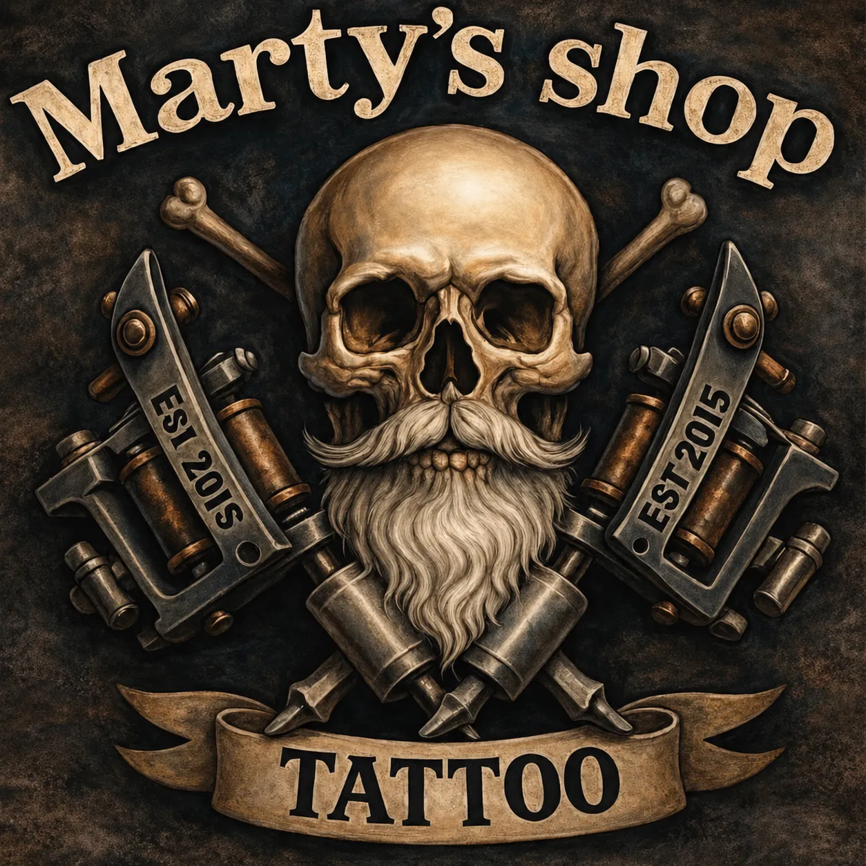 Tatouage Marty's Shop – Logo officiel